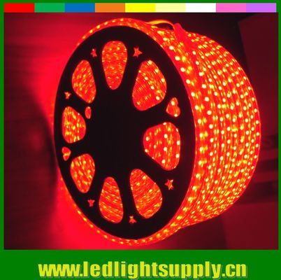 Toptan satış kırmızı esnek LED şerit 50m 220V 5050 smd şerit 60LED/m led şerit