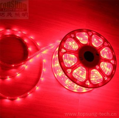 Toptan satış kırmızı esnek LED şerit 50m 220V 5050 smd şerit 60LED/m led şerit