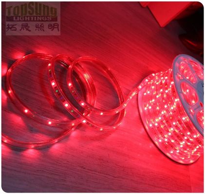 AC LED ışık 50m esnek şerit 130V 5050 smd şerit 60LED/m kırmızı led şerit