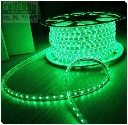 Yeni gelen 220V AC LED şerit esnek LED şerit 5050 smd yeşil 60LED/m şerit