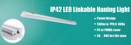 2017 Yeni 2F 20W LED doğrusal askı aydınlatma armatürü yüksek kaliteli bağlantılı LED ışık