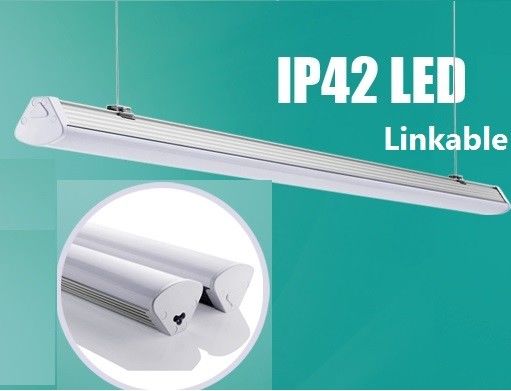 Sabit kalitede LED doğrusal ışık 2F 20W asılı aydınlatma armatürü bağlantılı LED ışık