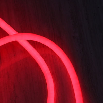 360 led yuvarlak ip ışığı 120v neon ışığı 25mm pvc hortum flex neon yedek kırmızı renk