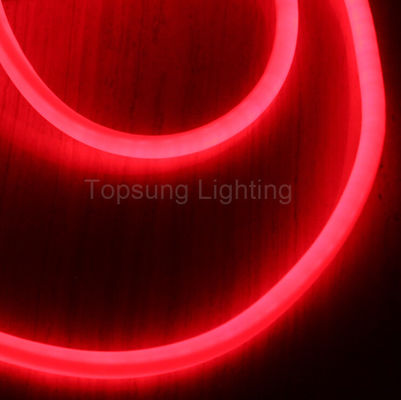 Yeni gelen kırmızı neon LED yuvarlak tüp 100 led 24v