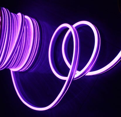Ultra ince 11x19mm esnek LED neon şeridi ışığı düz yayıcı yan görünüm Neonflex