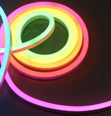 50m spool Topsung Lighting LED neon şeridi esnek ışık 24v rgb dijital neon 10x20mm ultra ince piksel neonflex