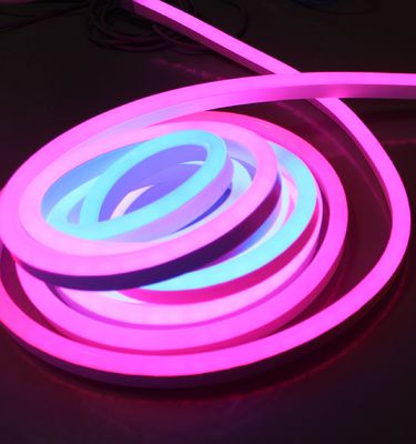 24v rgb led neon flex dijital led neon Noel ışığı dış mekan dekorasyonu