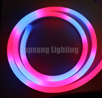 İnanılmaz Topsung Digital LED neo şeritleri 40mm genişliğinde Noel ışıkları 24v piksel led neon çubuğu dmx 512 esnek nen şeritleri