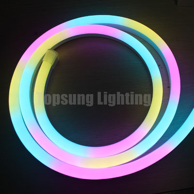 RGB dmx piksel neon şeridi ışık su geçirmez IP68 adres edilebilir 11*19mm 24v neonflex