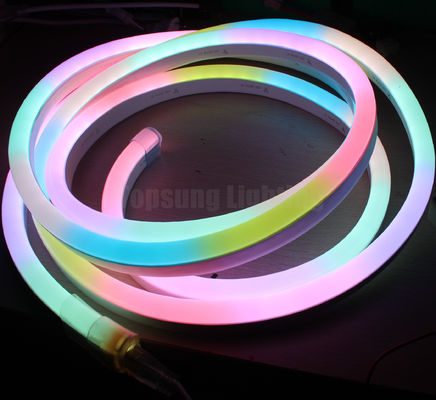 Esnek LED şerit ışığı 14*26mm 24v renkli dijital LED neon ışığı