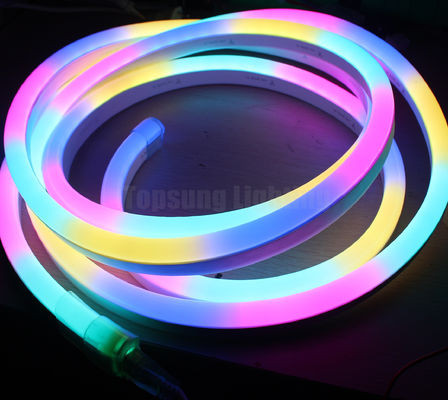 Mini RGB Dijital Piksel Takip LED Şerit Neon Flex İp Işığı 24v