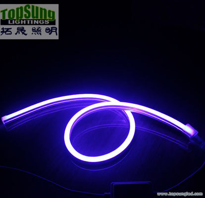 mini 8x16mm esnek reklam LED neon şeridi RGB renk değiştirme 110V