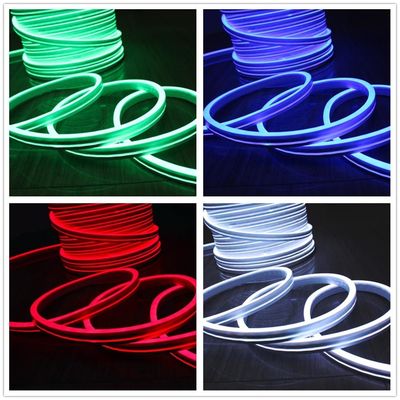230v rgb led neon fleks tüp lambaları düz neon yayıcı yan görüş 5050 smd adımlar için
