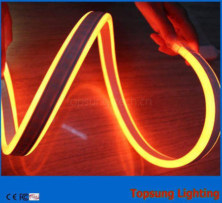 12v turuncu çift taraflı LED neon flex bina dekorasyonu LED ışığı