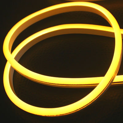 12V süper mini LED esnek neon şeridi açık sarı ışıklar Noel süslemesi smd ip 6 * 13mm silikon