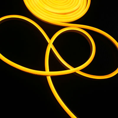 12V süper mini LED esnek neon şeridi açık sarı ışıklar Noel süslemesi smd ip 6 * 13mm silikon