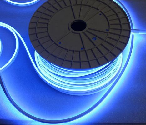12v mavi renkli LED neon şerit ışığı 6*12mm mikro neon ip ışığı
