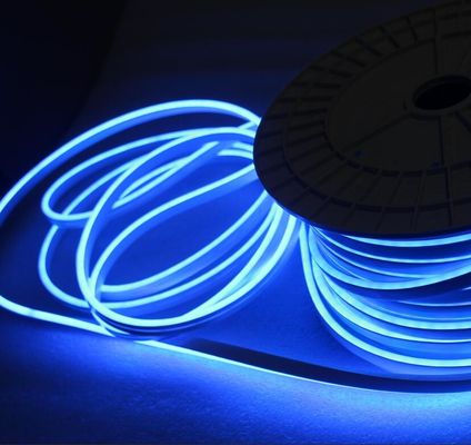 24v mavi renkli LED neon mini flex 6mm mikro neon lambaları 5cm kesim