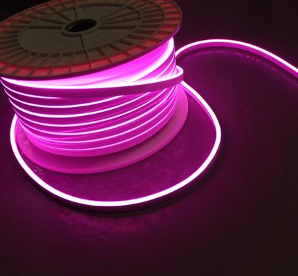 12v mor mini esnek neon tüp ışığı 6*13mm 2835 smd işaret logo için