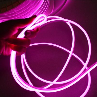 Esnek Neon LED Işık Parlaklık EL Tel İpi Şerit 5mm mor neon şeritleri aydınlatma