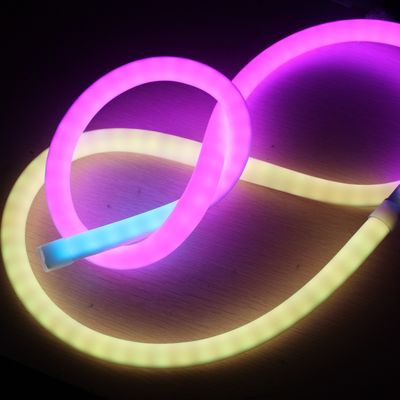 Magic 360 Led Neon Flex Dijital Piksel yuvarlak 5050 Programlanabilir İp Işığı