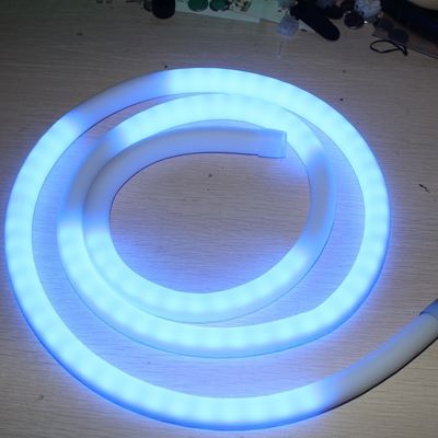 Su geçirmez IP68 SMD5050 çok renkli PVC dijital RGB neon 12v Pixel Chasing LED Neon flex