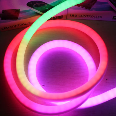20 metrelik çok adresli DMX LED neon flex RGB 360 derece takip neon tüp 18mm