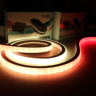 17x17mm kare dijital SMD5050 RGB Flex LED Neon, Mükemmel Renk Karıştırma Etkisi