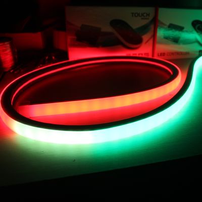 Top View kare LED Neon Flex Dijital RGB Piksel Noel Işıkları, rgb led neon flex 24v