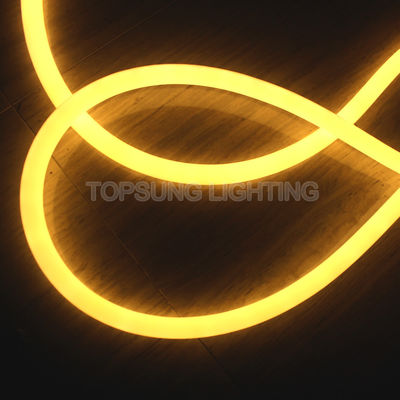 50m spool Neo neon LED esnek neon şerit ışığı 5050 su geçirmez sarı kehribar neon ip