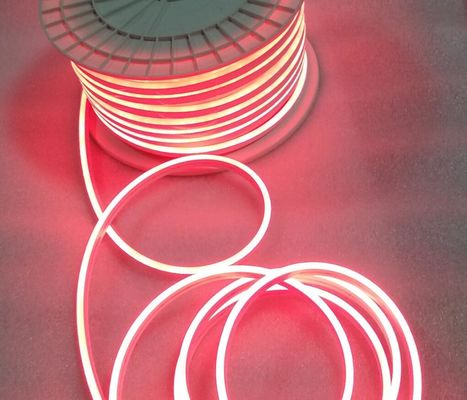 12v LED şerit 2835 Işıklandırma Esnek mini neon Flex LED Neon Işık İşareti Ev Dekoru kırmızı