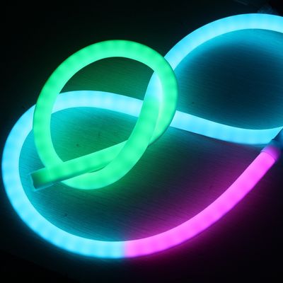 yüksek kri rgbw dmx renk değiştiren neonflex 360 adreslenebilir dijital dmx led neon tüp lambaları