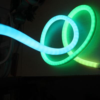 360 derece adreslendirilebilir rgb led neon esnek şerit 18mm dmx kontrol neonflex