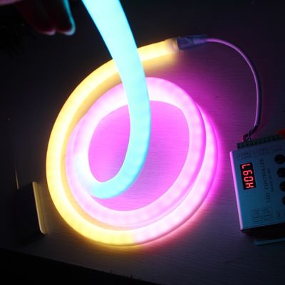 50m İyi fiyat 360 derece yuvarlak LED ışık neon değiştirme stok piksel tüpünde DMX kontrolü ile