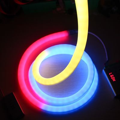 Özel Neon esnek Işıklandırma 24V Flex Rgb Pixel LED Neon 360 derece neon ip