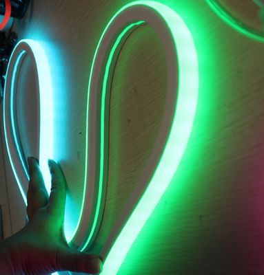 Su geçirmez LED neon flex / RGB Çok renkli Değişken Esnek neon ip ışıkları kare 17x17mm