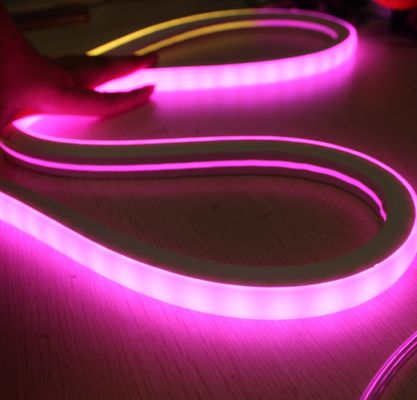 Su geçirmez LED neon flex / RGB Çok renkli Değişken Esnek neon ip ışıkları kare 17x17mm