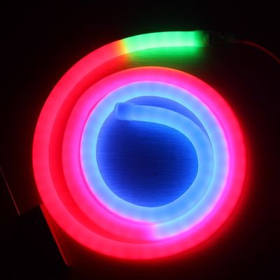 Tam Renk Değişken Programlanabilir DMX Led Flex Neon 360 LED ışık neon yerine pixel tüpü