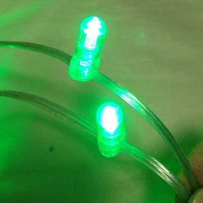 yeşil PVC kristal Tel DC 12V klip ışığı 1000LEDs peri ışığı dize 100m/roll led tomurcuk ışıkları