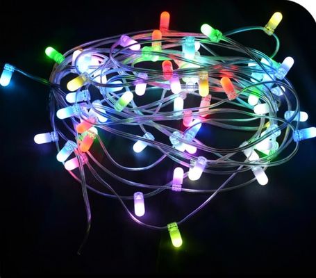 12v düşük güçlü LED klip ışığı çok renkli 100m/roll uzun Noel ışıkları 100m ipli LED ışıklar