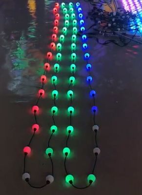 10 Foot Holiday Dekorasyon Işıklar LED Noel Işık Top 3D 50mm Dmx