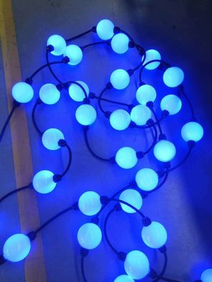 5m 25 dmx top telleri LED nokta ışığı piksel 3d küre perde ışıkları programlanabilir dekorasyon