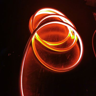 50m Esnek Çizgi Işık Yayıcı 24V Görünüm Kare UV kırmızı LED Neon Flex lambaları