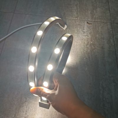 10m Rulo LED Manzara Işıkları Duvar Yıkama Makinesi Işık Dışarı 24v Siyah 18watt