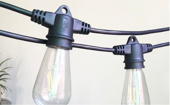 Ticari sınıf tatil dekorasyonu lambaları 48ft sıcak beyaz E26 kırılmaz ampuller