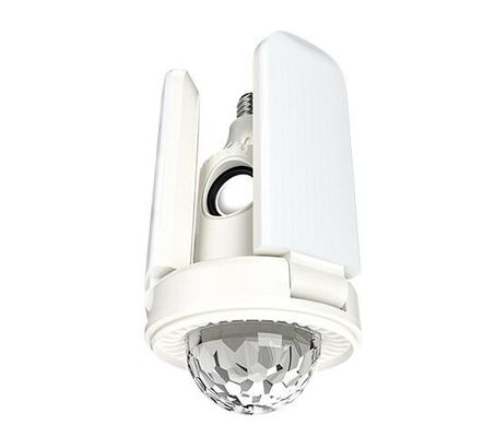 Bluetooth 40w LED Tavan Panel Işıkları E27 E40 Katlanabilir Fan Blade